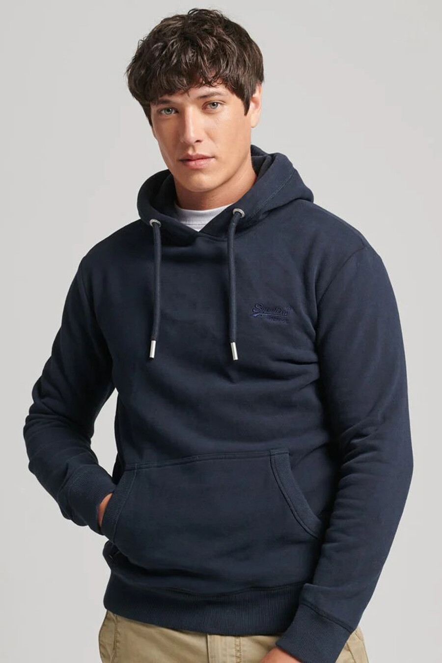 Sweat superdry bleu marine sale